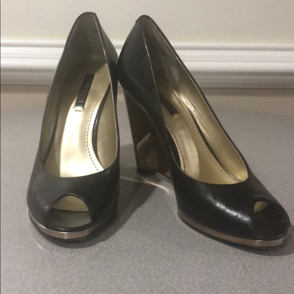 Fancy wedge heels